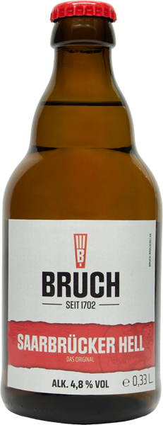 Bruch Saarbrücker Hell Flasche